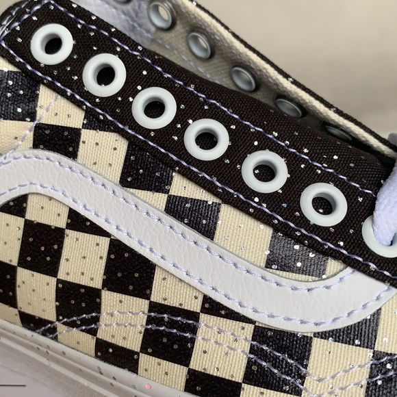 VANS OLD SKOOL CONFETTI BLACK/TRUE WHITE WMNS - Picture 13 of 15